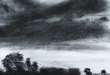 Lanscape Drawing Charcoal on paper