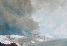 Landscape painting oil on canvas